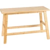Beliani Vonios kambario suoliukas IGUAZU bambukinis šviesiai rudas