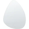 Beliani Vonios kambario veidrodis LED LUGNY 70 cm 90 cm sidabrinis