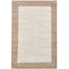 Beliani Vonios kilimėlis KABRI rudas/ smėlio spalvos 60 x 90 cm medvilninis