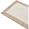 Beliani Vonios kilimėlis KABRI rudas/ smėlio spalvos 60 x 90 cm medvilninis