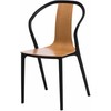 D2.Design Bella kėdė juoda/natūrali (dydis: universalus)