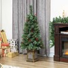 Dirbtinė kalėdinė eglutė su 100 LED ir 8 apšvietimo režimais, žalia, 120 cm
