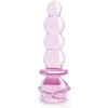 Dreamtoys GLAZŪRUOTO STIKLO ROŽIŲ PUMPURŲ FORMOS KIŠTUKAS SU KAROLIUKAIS
