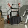 DURHAND laiptų kopiklis 150 kg sunkvežimis su maišais Transportavimo sunkvežimis Reguliuojamas rankenos aukštis Sulankstomas plienas 45 x 60 x 109 cm