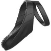 Dvigubas vibrantis C formos žiedas tarpvietei, juodas FORTO F-48