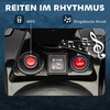 Elektrinis vaikiškas keturratis 6V su pirmyn ir atgal funkcija, muzika, LED žibintais, juodas AIYAPLAY