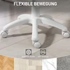 Biuro kėdė Ergonomiška darbo kėdė su C formos nugaros atrama, reguliuojamo aukščio, mėlyna