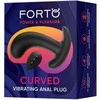 Dreamtoys FORTO Lenktas Vibracinis Stimuliatorius Juodas