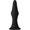 Dreamtoys FORTO Vibruojantis briaunotas stimuliatorius su nuotolinio valdymo pulteliu, mažas, juodas