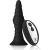 Dreamtoys FORTO Vibruojantis briaunotas stimuliatorius su nuotolinio valdymo pulteliu, mažas, juodas