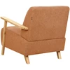 Fotelis Beliani Fotel LESJA oranžinės spalvos