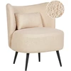 Fotelis Beliani Fotel OTSBY bukli smėlio spalvos