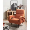 Fotelis Beliani Fotel SVALOV, velvetinis, oranžinis