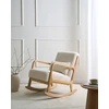 Fotelis Beliani Supamoji kėdė SORSELE, velvetinė, balta