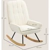 Fotelis Homcom Jaukus supamasis krėslas iki 150 kg, 63x95x97 cm
