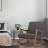 Fotelis Mville Supamasis krėslas Morelia audinys graikinis riešutas