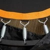 HOMCOM 102 cm fitneso batutas, sulankstomas mini batutas su keturių lygių reguliuojama rankena, fitneso atšokimo batutas suaugusiems, iki 100 kg, juodas