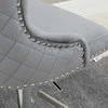 Homcom 2 baro kėdžių rinkinys su atramomis kojoms, reguliuojamo aukščio baro kėdės iki 120 kg 46x55x102-123 cm