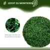 HOMCOM dirbtinių buksmedžio rutulių rinkinys, 2 vnt., 50 cm, dirbtinis augalas, plastikinis buksmedis, dirbtinis augalas svetainei, miegamajam, biurui, sodui, moderni dekoracija, dovana