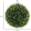 HOMCOM 2 dirbtinių kedrų rinkinys, 45 cm kambarinis augalas, dirbtinis augalas, dekoratyvinis augalas, dekoratyviniai augalai namams, biurui, prieškambariui, sodui, žalias