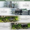 Homcom 2-in-1 dviračių priekaba su 20 colių pneumatinėmis padangomis 40 kg keliamoji galia