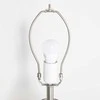 HOMCOM 2 naktinių lempų rinkinys su E27 lizdu, 40 W, stiklas, linas, plienas, gintaras, Ø30 x 56H cm