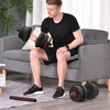 HOMCOM 2 viename hantelių rinkinys 20 kg, reguliuojami hanteliai ir štanga, profesionaliam jėgos treniravimui namuose