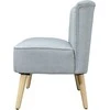 HOMCOM 2 vietų medžiaginė sofa Minkšta sofa, poilsio sofa, medis, putplastis, šviesiai žalia, 117 x 56,5 x 77 cm
