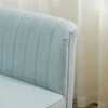 HOMCOM 2 vietų medžiaginė sofa Minkšta sofa, poilsio sofa, medis, putplastis, šviesiai žalia, 117 x 56,5 x 77 cm