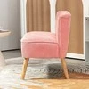 HOMCOM 2 vietų minkšta sofa Dvigulė sofa Dvivietė sofa iš poliesterio putų, panaši į virvę, skirta svetainei, miegamajam 117 x 56,5 x 77 cm rožinė