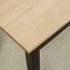 HOMCOM 2 vietų valgomojo suolas iki 220 kg, pušies mediena, natūralus, 102x36x45cm