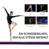 HOMCOM 210 cm Schwebebalken Turnbalken Indoor Outdoor Balance Beam Klappbarer Turnbalken Balancierbalken Balancierbalken bis 120 kg Violett