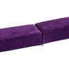 HOMCOM 210 cm Schwebebalken Turnbalken Indoor Outdoor Balance Beam Klappbarer Turnbalken Balancierbalken Balancierbalken bis 120 kg Violett
