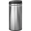 HOMCOM 42 litrų šiukšliadėžė su jutikliu ir minkšto uždarymo funkcija, lieto metalo šiukšliadėžė be prisilietimo higieniškiems virtuvės reikmenims