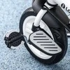 HOMCOM 6 viename triratukas su stūmimo rankena, vaikiškas triratukas su saugos diržu, sulankstomas, nuimamas stogelis nuo saulės, gėrimų laikiklis, krepšelis, pedalas, iki 25 kg, skirtas 1-5 metų vaikams, raudonas