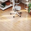 HOMCOM Apsauginė grindų danga, neslystanti, 1,5 mm storio, 120x120 cm, skaidri