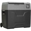 Automobilinis 50L šaldytuvas su kompresoriumi, skirtas kelionėms kempinge 12/24V DC ir 110-240V AC
