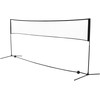 HOMCOM Badmintono tinklas Tinklinio ir teniso tinklas, nešiojamas, 2 aukščiai 94/158 cm, PE, 400x60 cm