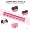 HOMCOM gimnastikos buomas 210 cm, sulankstomas, skirtas naudoti patalpose ir lauke, balanso buomas iki 120 kg, rožinis