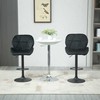 Homcom Baro kėdė su atlošu "Velvet touch" reguliuojamo aukščio 2 vnt. 51,5x 57,5 x 93-114,5 cm