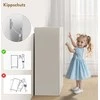 HOMCOM batų spintelė su „Soft-Close“ funkcija, 6 pakopų dizainas be rankenų, talpina iki 18 porų, skirta koridoriui, prieškambariui, medinė, balta