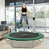 HOMCOM krašto danga, trampolino priedas, Ø 244 cm, atspari oro sąlygoms, PVC PE, žalia