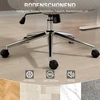 HOMCOM biuro kėdė su reguliuojama galvos atrama, ergonomiška rašomojo stalo kėdė, svyravimo funkcija, reguliuojamo aukščio, pilkai balta