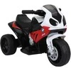 HOMCOM BMW S1000RR licencijuotas elektrinis triratis vaikams su akumuliatoriumi, vaikiška transporto priemonė, plienas, raudona, 66x37x44 cm