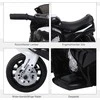 HOMCOM BMW S1000RR licencijuotas elektrinis vaikiškas motociklas, vaikiška transporto priemonė su akumuliatoriumi, triratis, plienas, juodas, 66x37x44 cm
