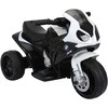 HOMCOM BMW S1000RR licencijuotas elektrinis vaikiškas motociklas, vaikiška transporto priemonė su akumuliatoriumi, triratis, plienas, juodas, 66x37x44 cm