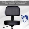HOMCOM kėdė su ratukais, darbo kėdė, kosmetinė kėdė, sukama kėdė, profesionali kėdė salonui