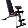 HOMCOM daugiafunkcis suoliukas svoriams kilnoti, jėgos treniruoklis su spyruokliniu stiprintuvu, treniruočių suoliukas, svoris iki 120 kg, juodas, 54 x 160 x 106 cm