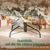 Dirbtinė Kalėdų eglutė HOMCOM, 150 cm eglutė su sniegu, 1162 šakos, su sulankstomu metaliniu stovu