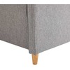 Homcom Dvivietė sofa su pagalvėlėmis, lininė, šviesiai pilka, 141x65x78cm